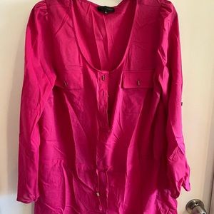 Blouse-shirt with draw string